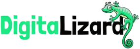 DigitaLizard IPTV black logo on light background for brand identity